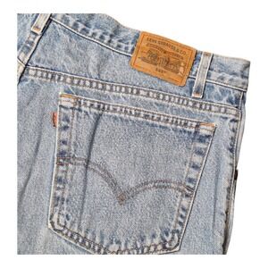 VTG Levi's 545 Men's Size 42x36 Loose Fit Jeans Brown Tab‎ Leather Patch 1999